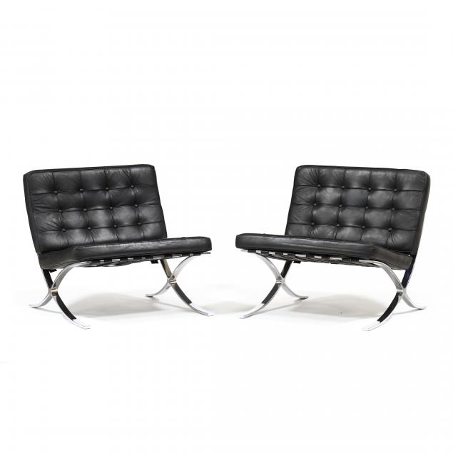 AFTER MEIS VAN DER ROHE, PAIR OF