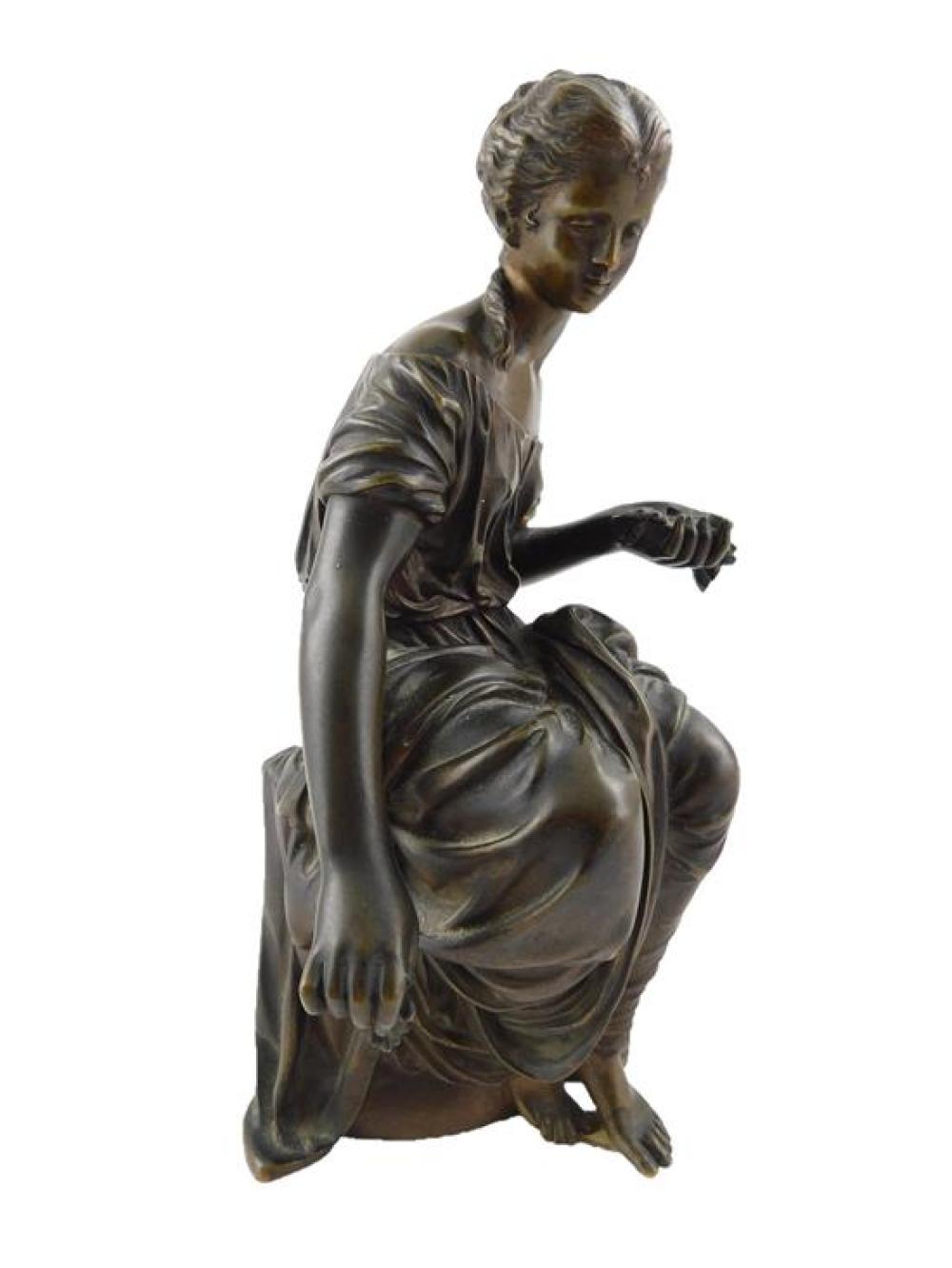 AFTER MOREAU, BRONZE SCULPTURE OF