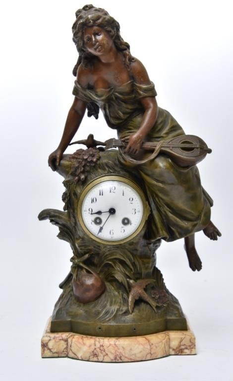 After Moreau French faux bronze