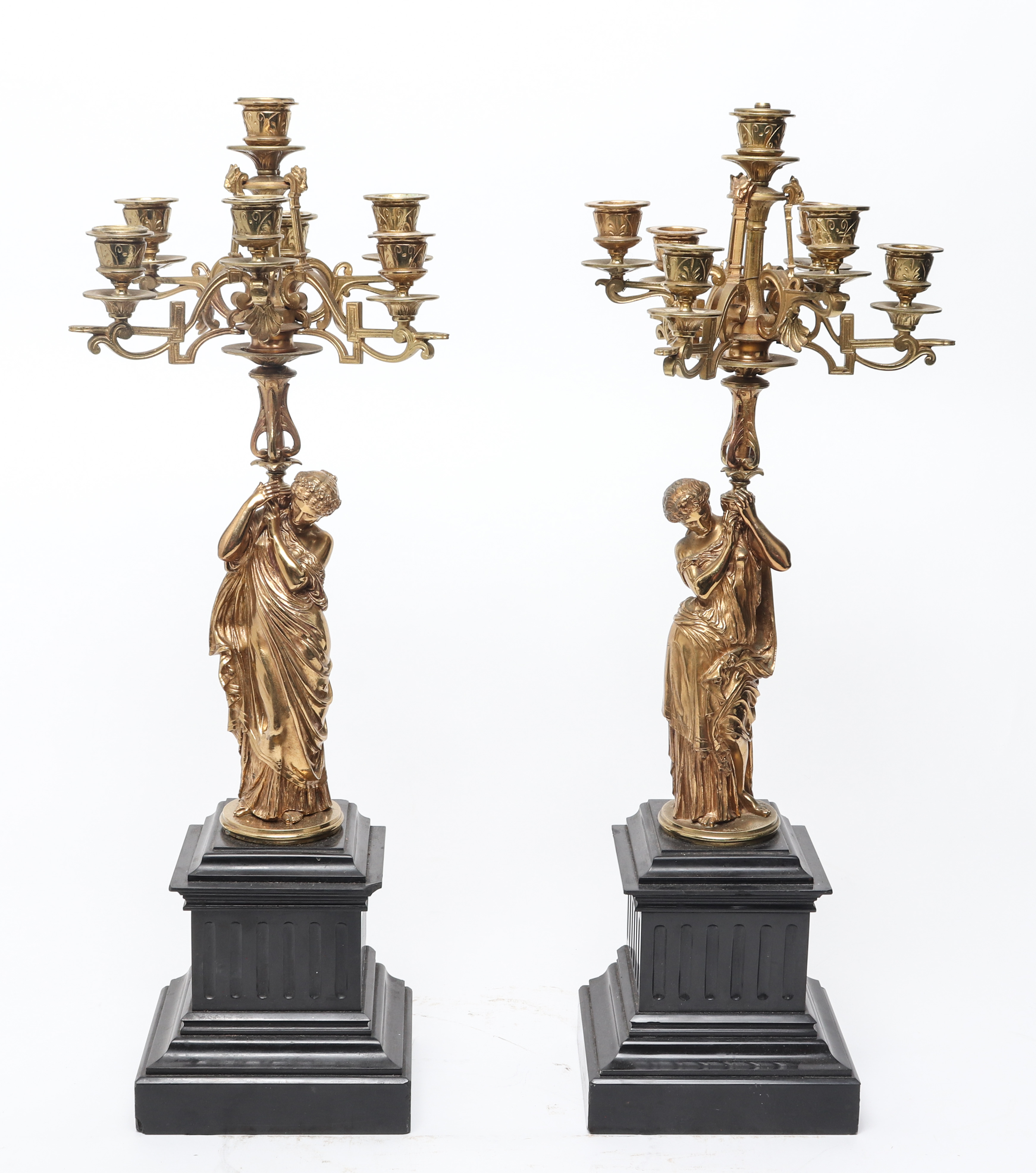 AFTER MOREAU FRENCH GILT BRONZE