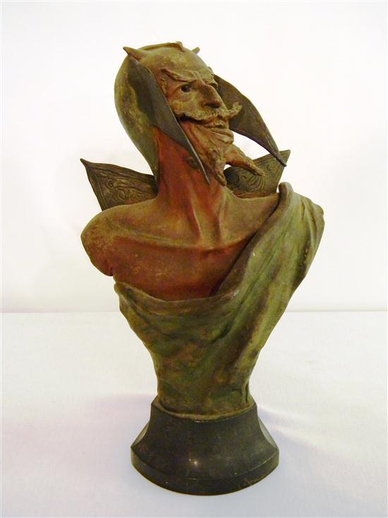After Moretti white metal sculpture