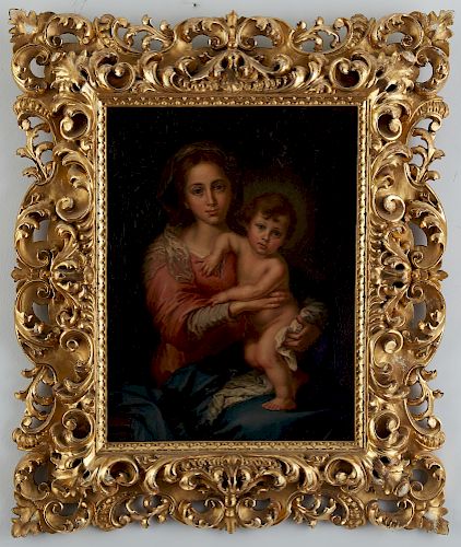 AFTER MURILLO MADONNA AND CHILD OIL