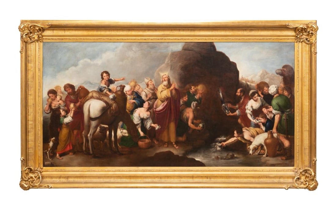 AFTER MURILLO, 'MOSES AT THE ROCK