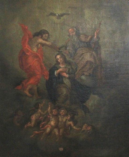 After Murillo oil on canvas The