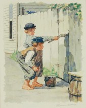 AFTER NORMAN ROCKWELL, (1894-1