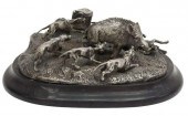 AFTER P. MENE SILVERED BRONZE