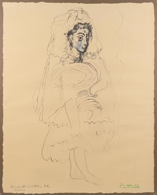 AFTER PABLO PICASSO LITHOGRAPH