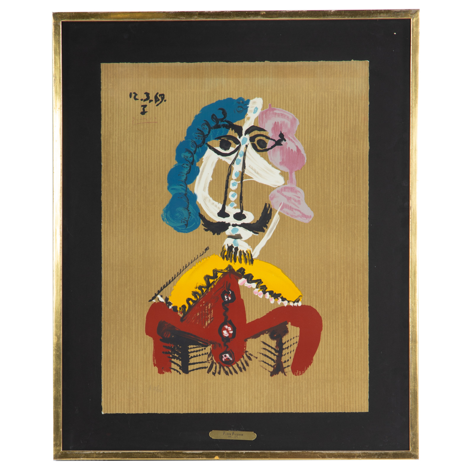 AFTER PABLO PICASSO. "PORTRAIT