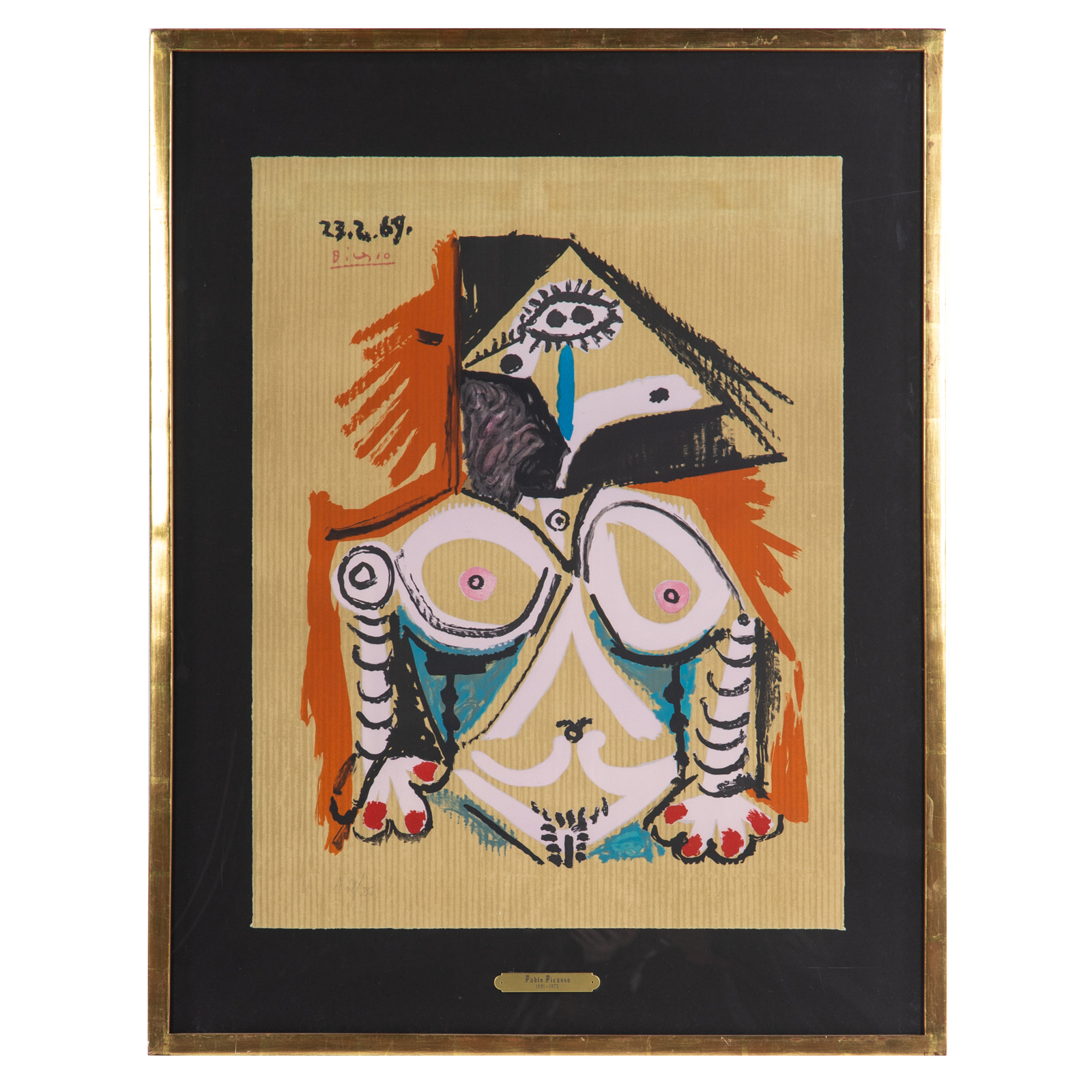 AFTER PABLO PICASSO. "PORTRAIT
