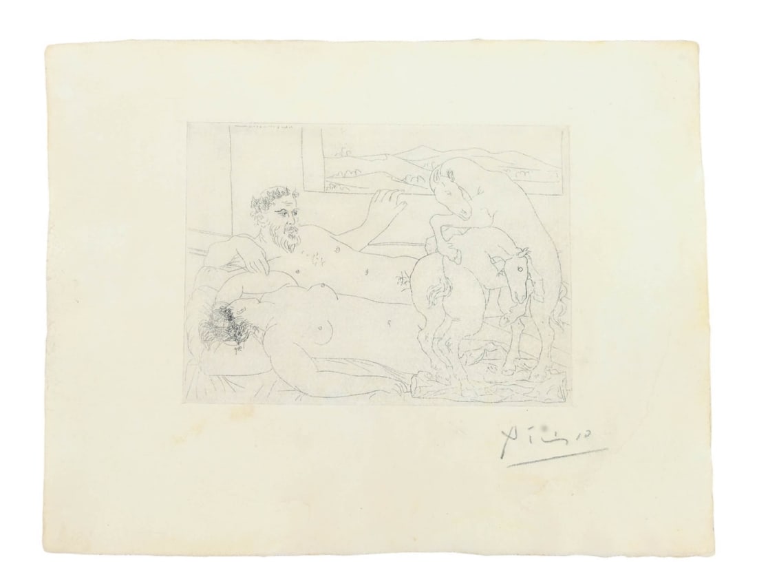 AFTER PABLO PICASSO SIGNED