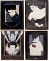 AFTER PATRICK NAGEL FOUR PRINT