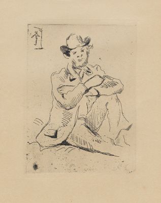 After Paul Cezanne "Portrait de