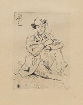 After Paul Cezanne "Portrait d