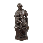 AFTER PAUL DUBOIS BRONZE CHARI