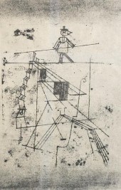 AFTER PAUL KLEE, MAN ON A TIGH