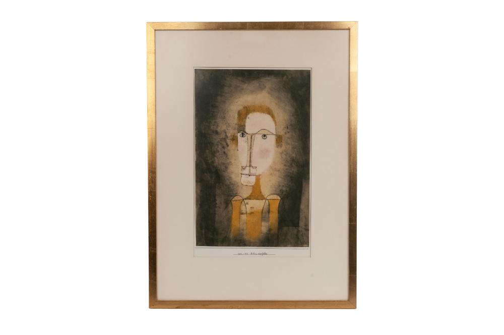 AFTER PAUL KLEE: "PORTRAIT OF A