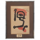 AFTER PAUL KLEE. "THE DRUMMER,