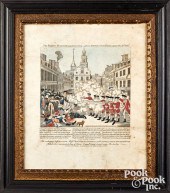AFTER PAUL REVERE ENGRAVING OF