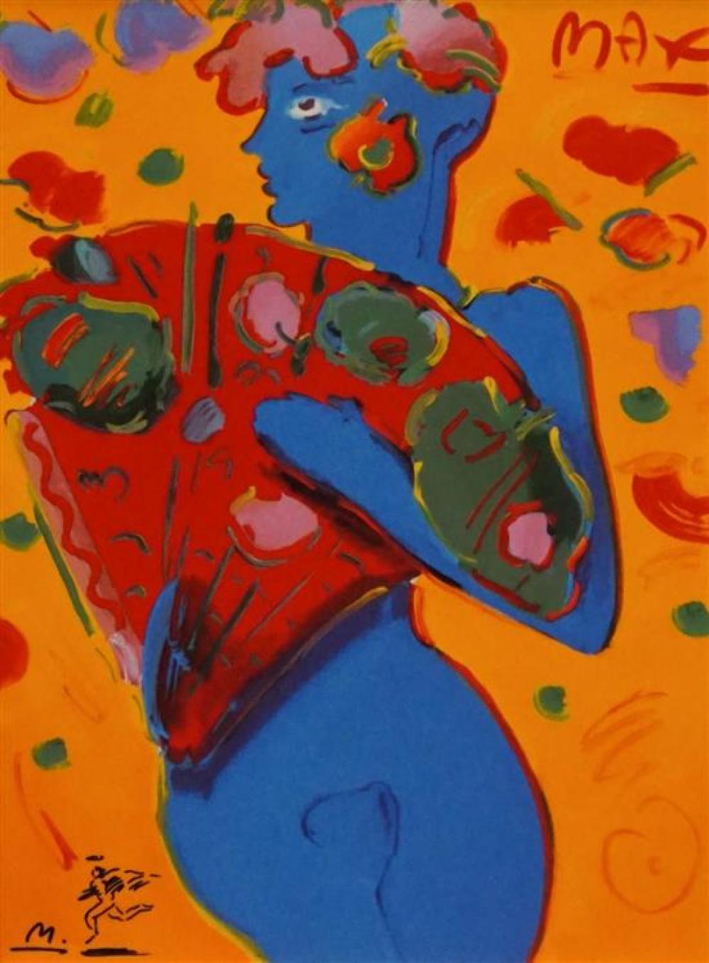 AFTER PETER MAX, FAN DANCER.