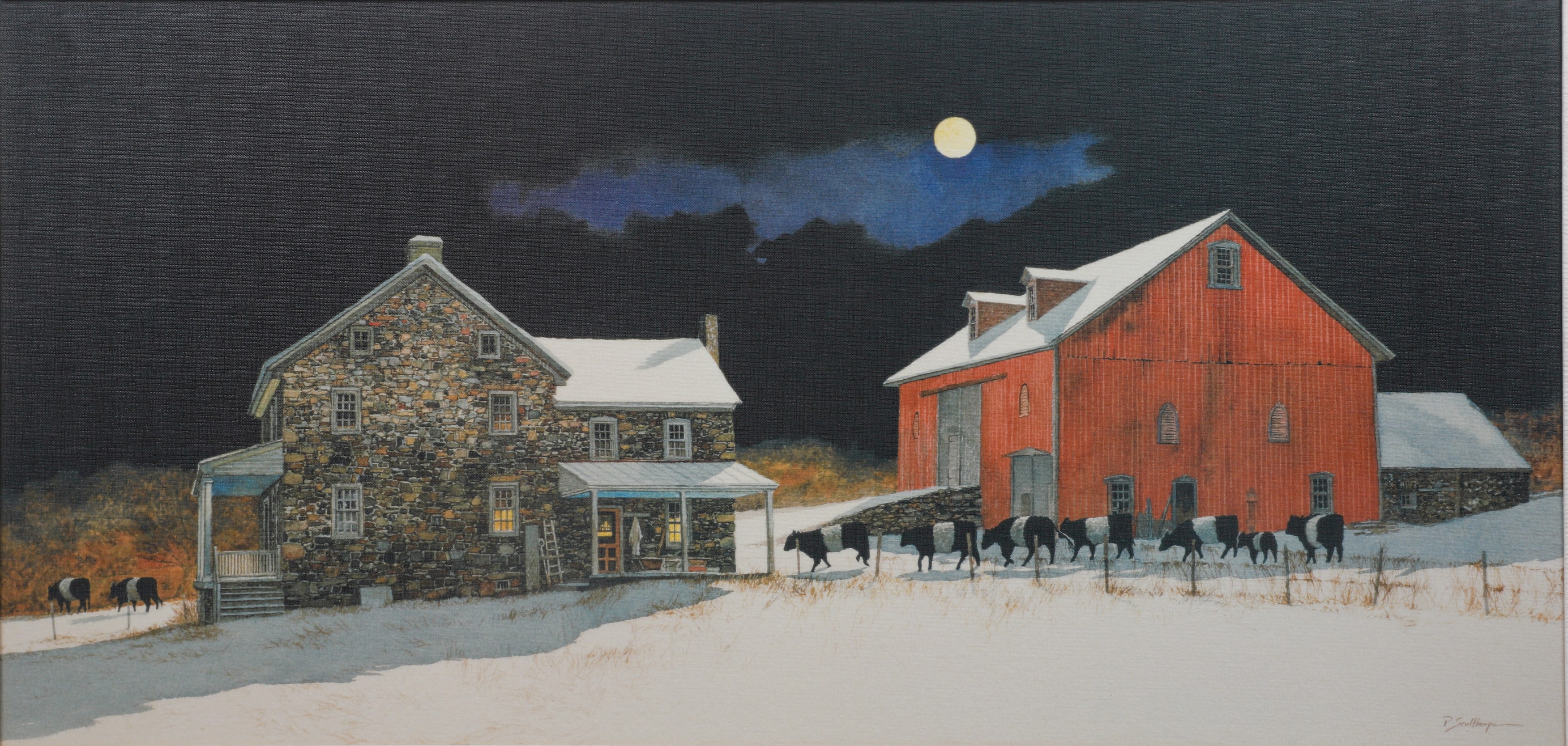 After Peter Sculthorpe print on