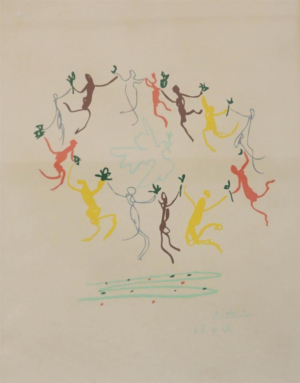 AFTER PICASSO, DOVE WITH OLIVE