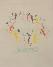 AFTER PICASSO, DOVE WITH OLIVE