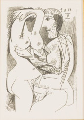 AFTER PICASSO, HOMME ET FEMME