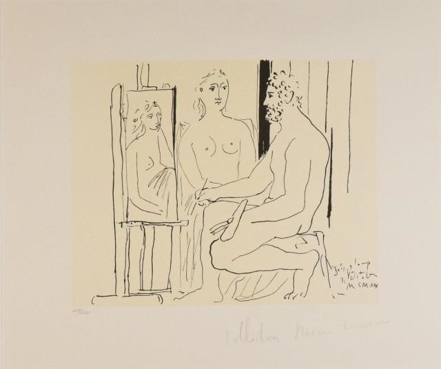 AFTER PICASSO LITHOGRAPH LE PIENTRE