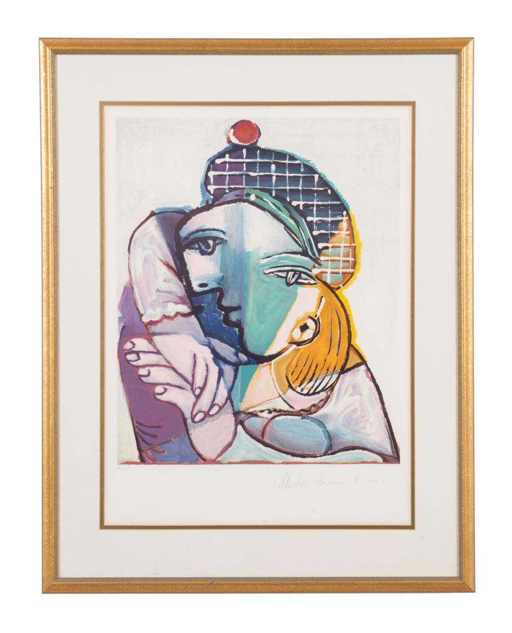 AFTER PICASSO "PORTRAIT DE FEMME. .