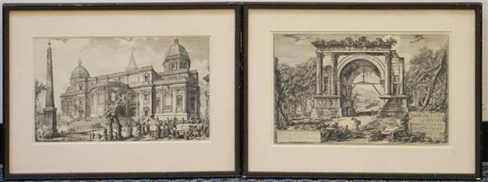 AFTER PIRANESI, TWO ARCHITECTURAL