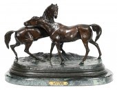 AFTER P.J. MENE BRONZE HORSES