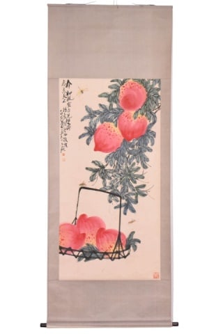 AFTER QI BAISHI CHINESE SCROLL
