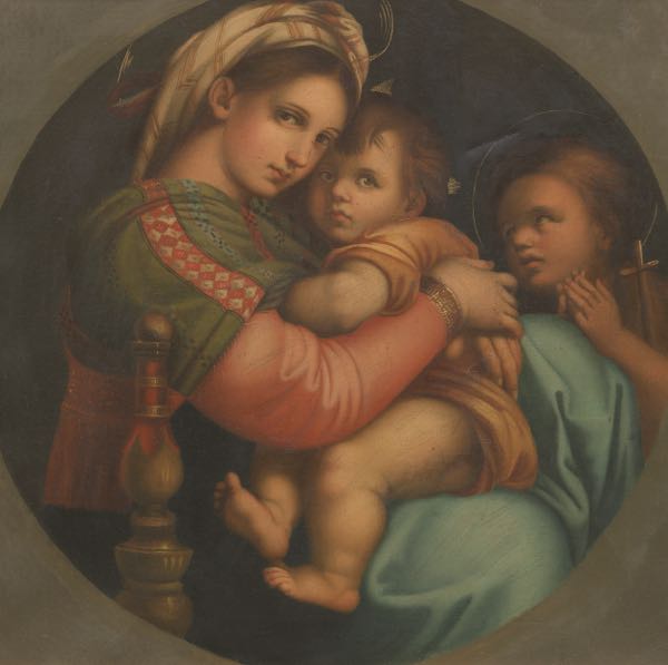 AFTER RAPHAEL'S MADONNA DELLA SEDIA