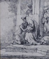 AFTER REMBRANDT, BEGGAR, PRINT