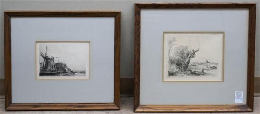 AFTER REMBRANDT, DUTCH LANDSCAPES