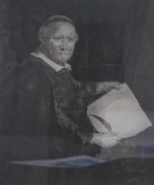 AFTER REMBRANDT, PORTRAIT OF L