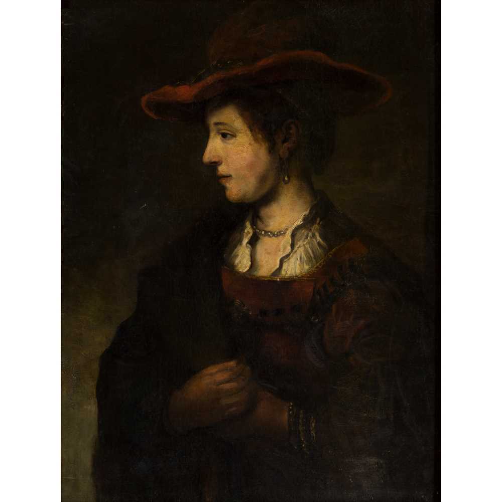 AFTER REMBRANDT PORTRAIT OF