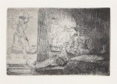 AFTER REMBRANDT, THE GOLF-PLAY