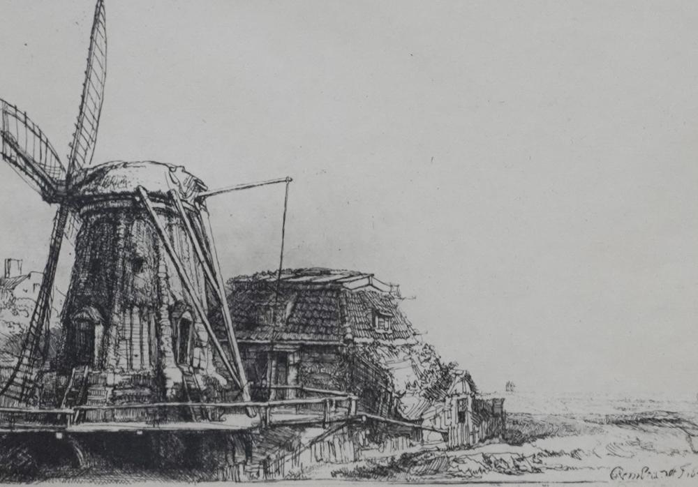 AFTER REMBRANDT, THE MILL, RESTRIKE