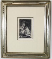 AFTER REMBRANDT VAN RIJN ETCHI