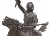 AFTER REMINGTON BRONZE, BUFFAL