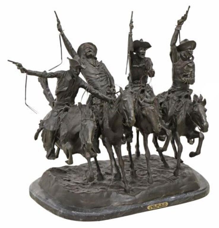 AFTER REMINGTON BRONZE 'COMING