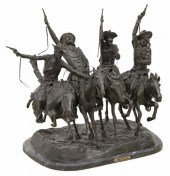 AFTER REMINGTON BRONZE 'COMING