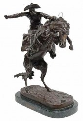 AFTER REMINGTON BRONZE 'THE BR