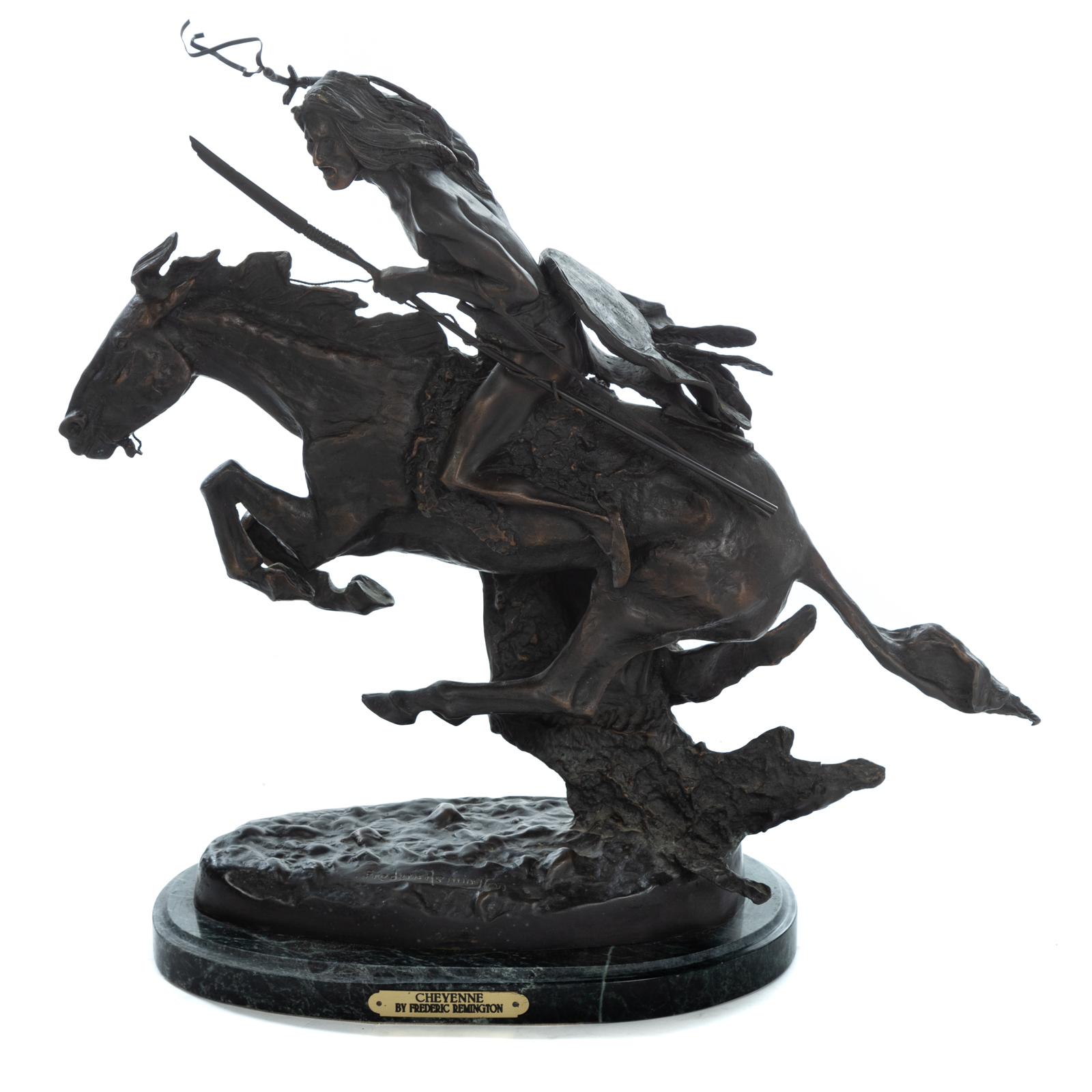 AFTER REMINGTON, CHEYENNE BRONZE 22