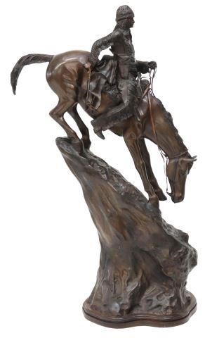 AFTER REMINGTON MOUNTAIN MAN BRONZE