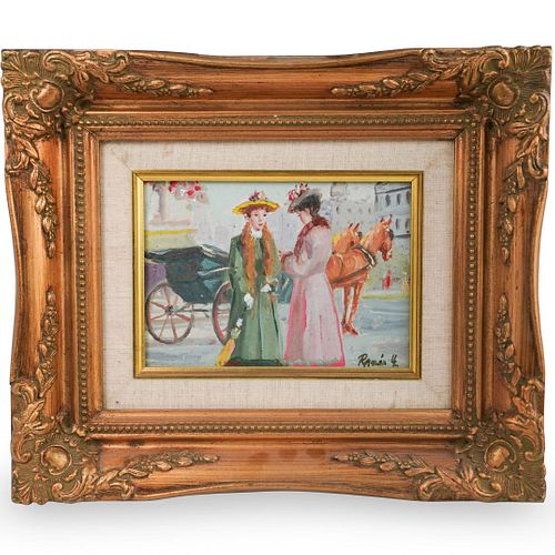 AFTER RENOIR OIL ON CANVAS