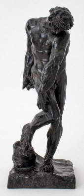 AFTER RODIN "ADAM" BONDED BRON