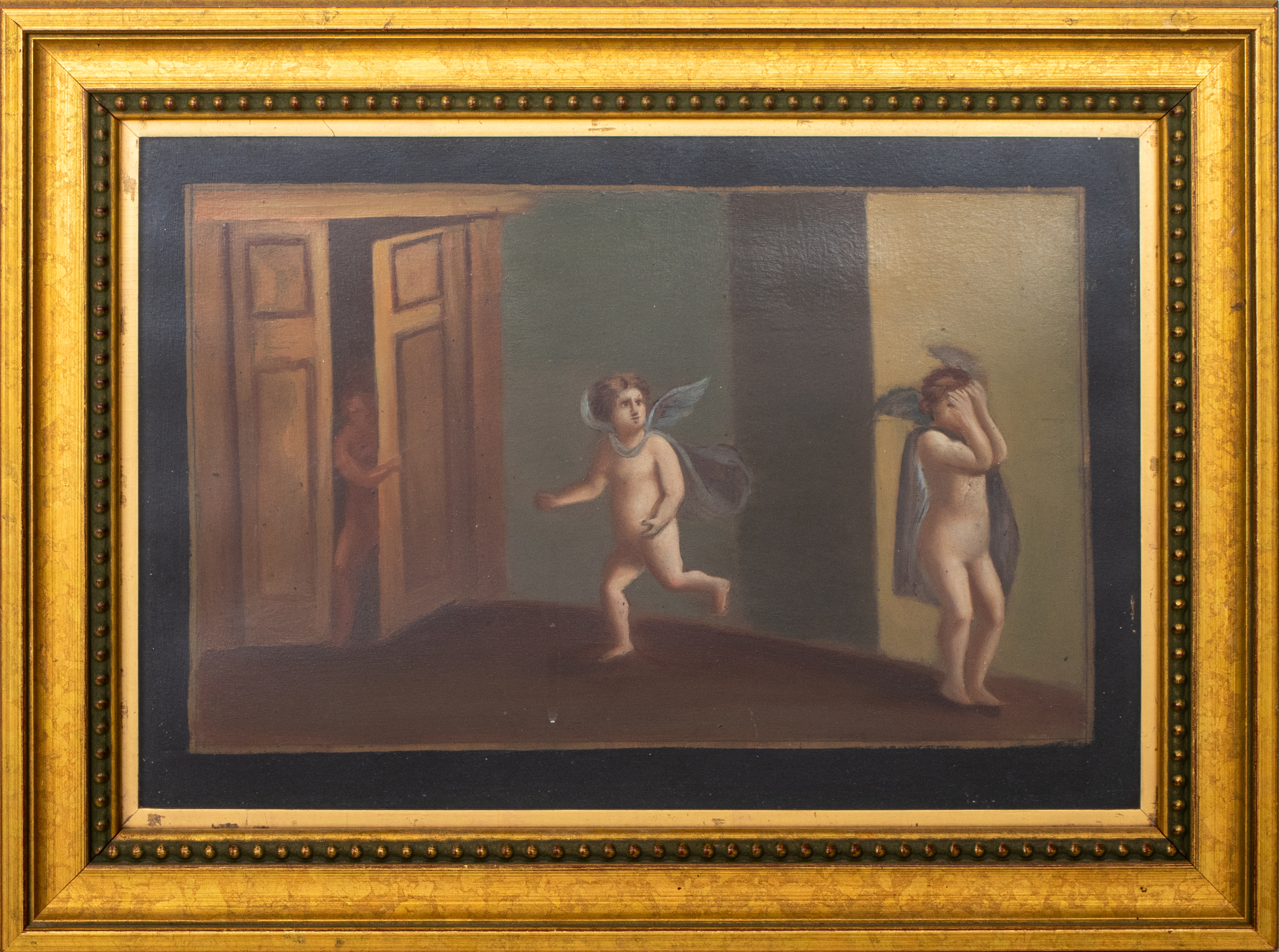AFTER ROMAN FRESCO "CUPIDS