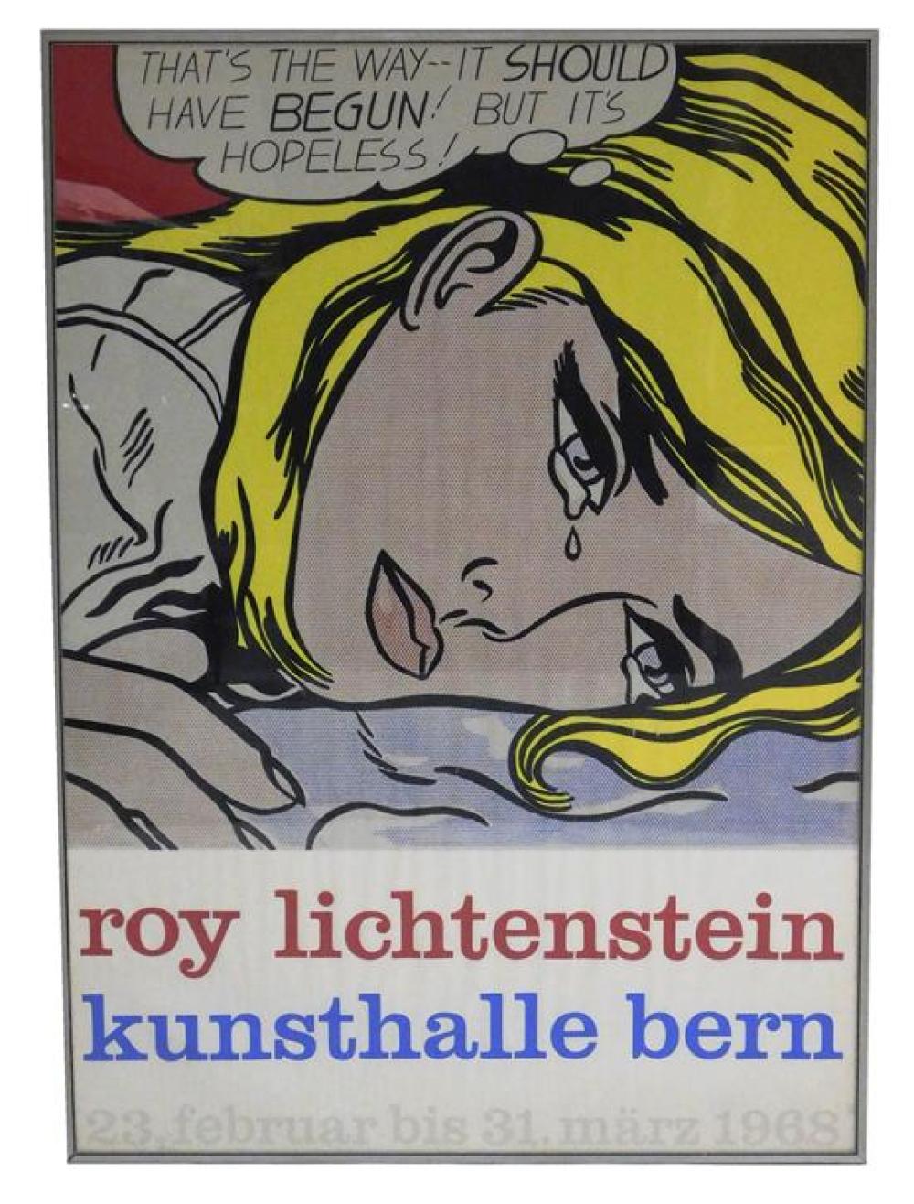 AFTER ROY LICHTENSTEIN,